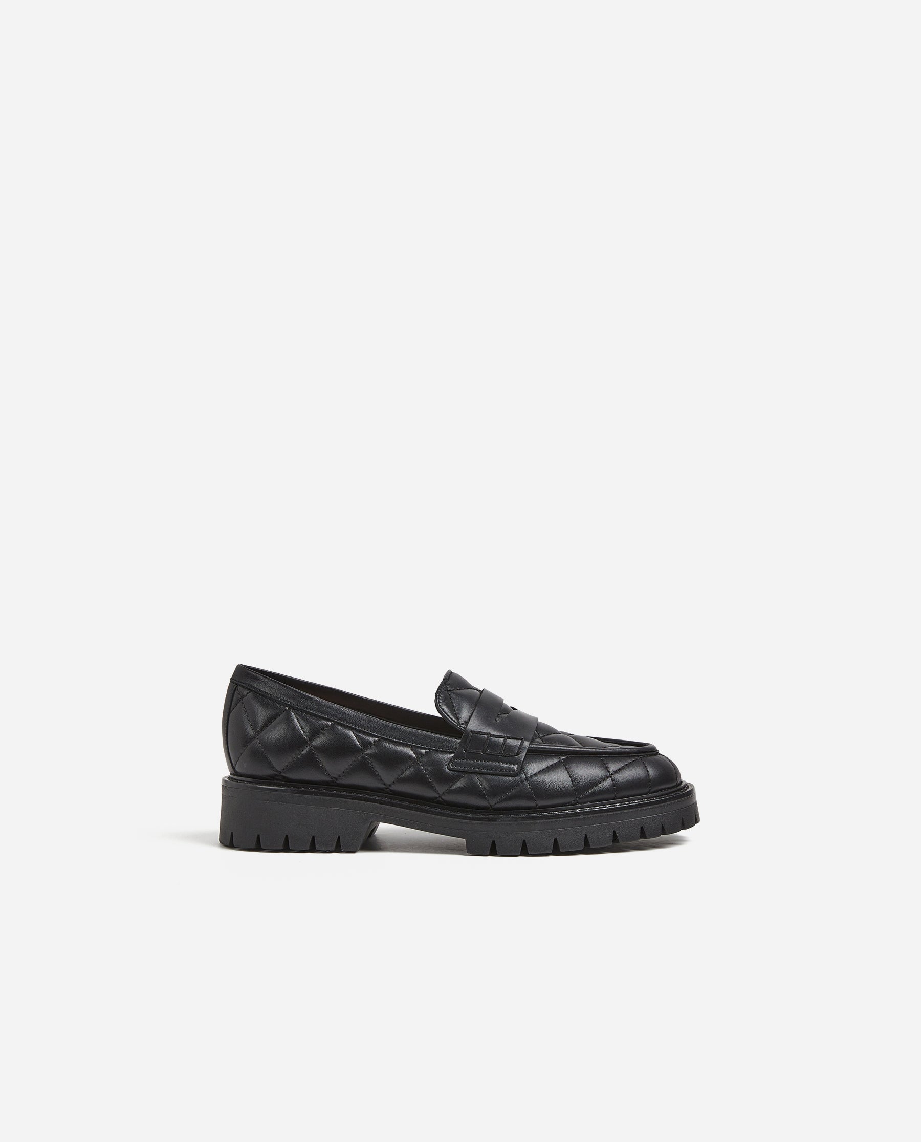 Signe Leather Black Loafer – Flattered
