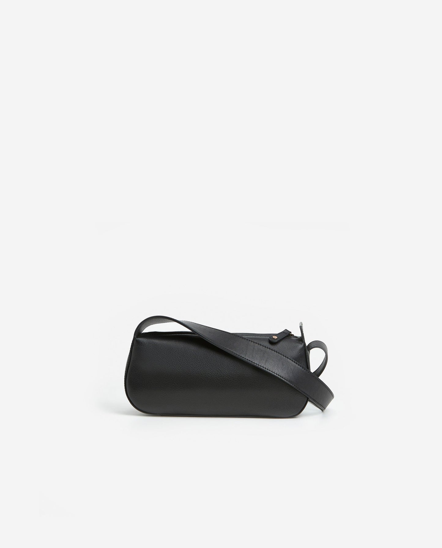 Tuna Shoulder Bag Leather Black