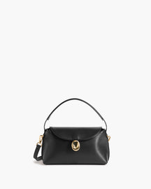 Gaia Mini Bag Leather Black 0383