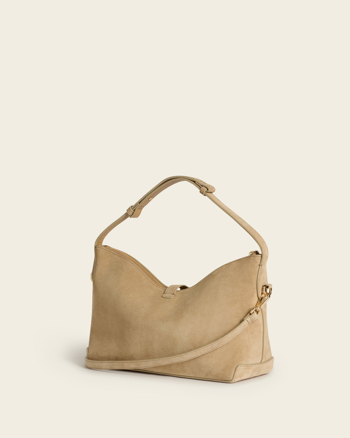 Gaia Handbag Suede Sand
