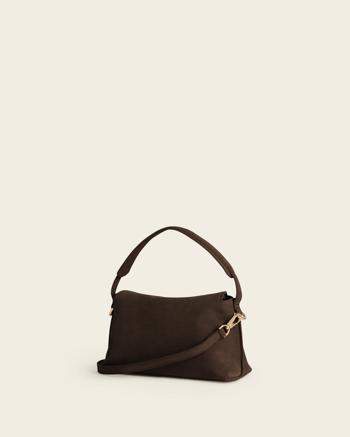 Gaia Mini Bag Suede Chocolate