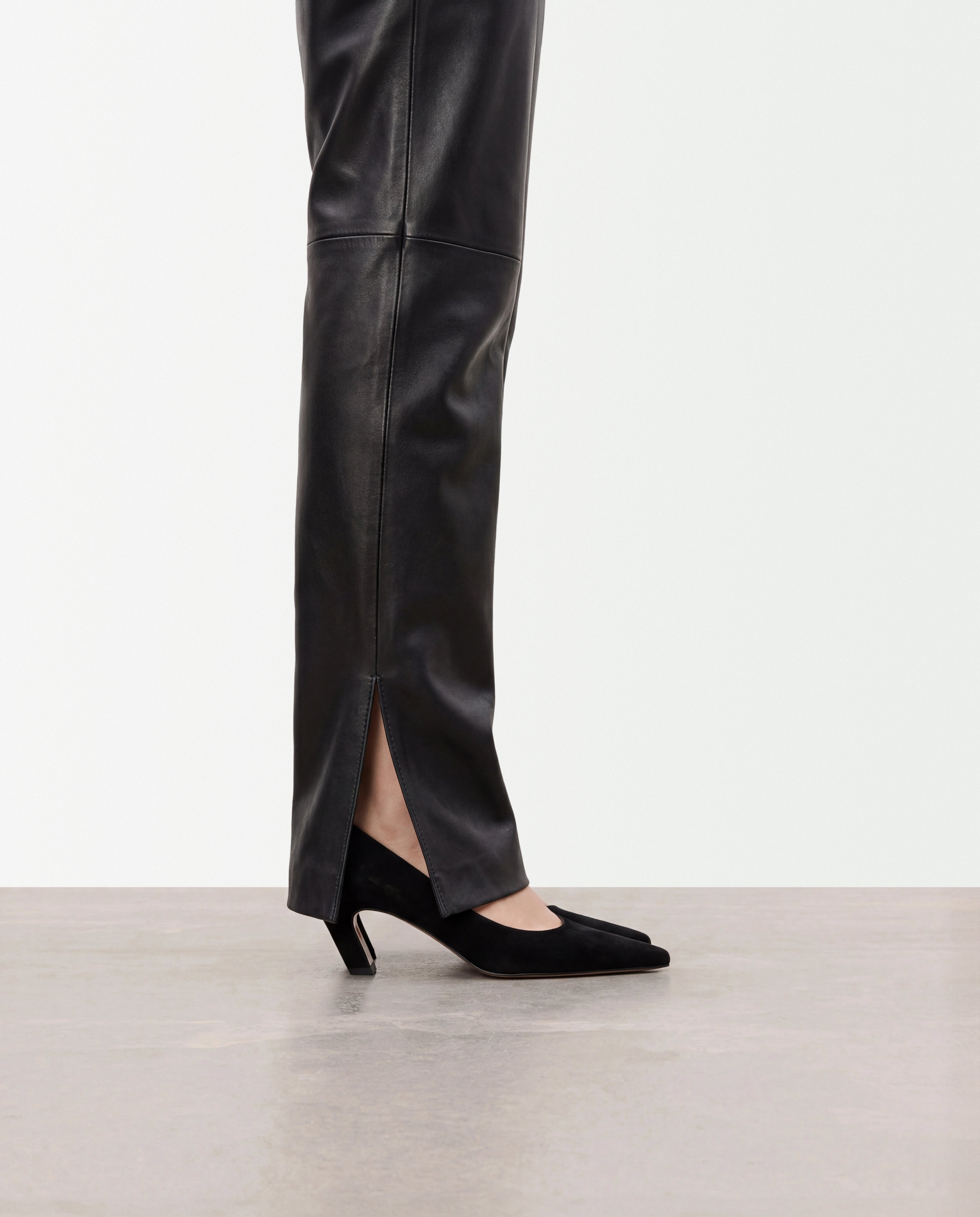 Lia Leather Black Boot – Flattered