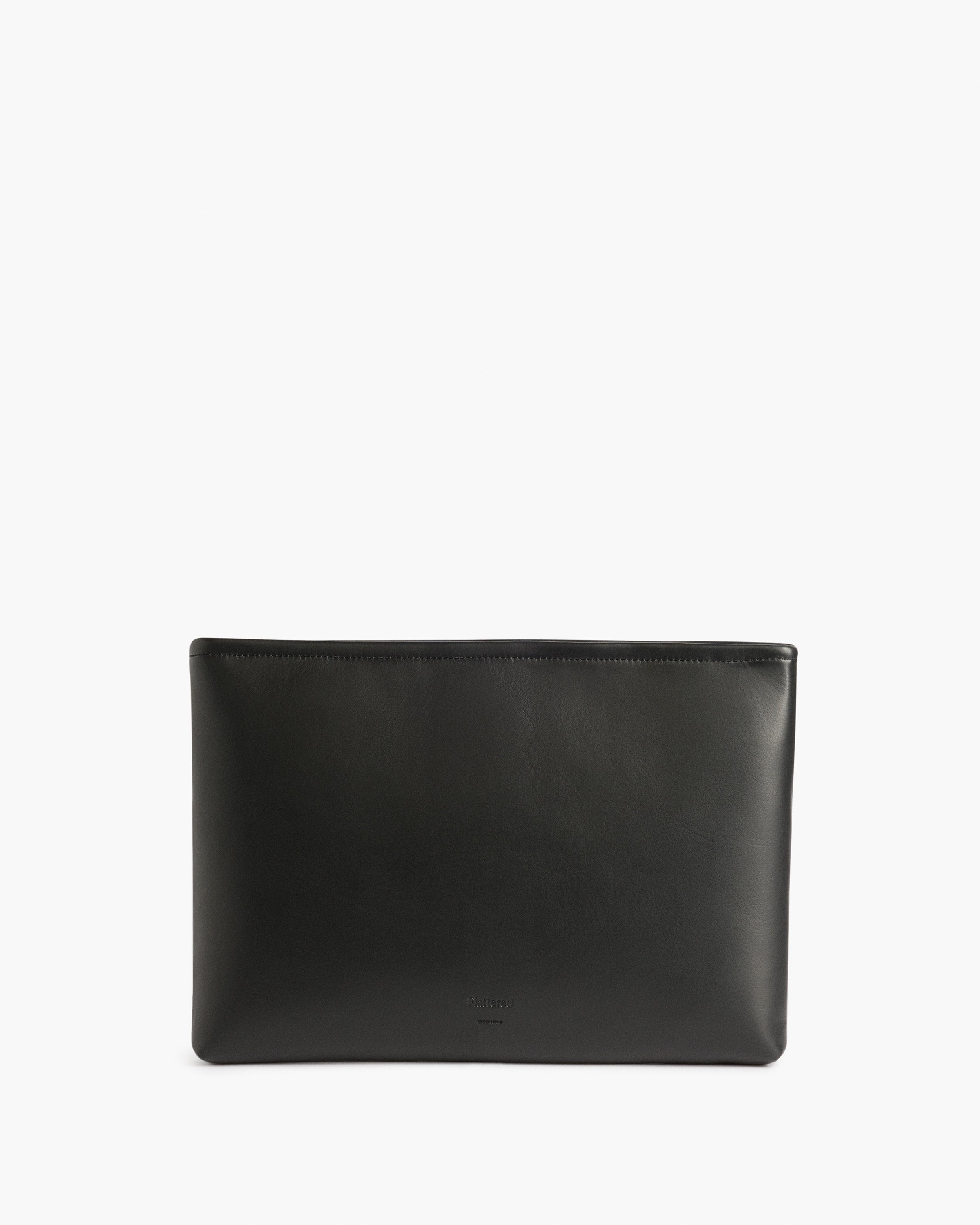 Kat Laptop Case Leather Black – Flattered