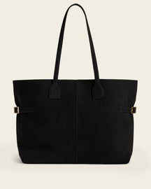 Lesley Tote Bag Suede Black