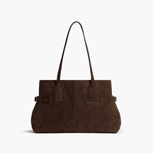 Lisa Bowler Bag Suede Chocolate