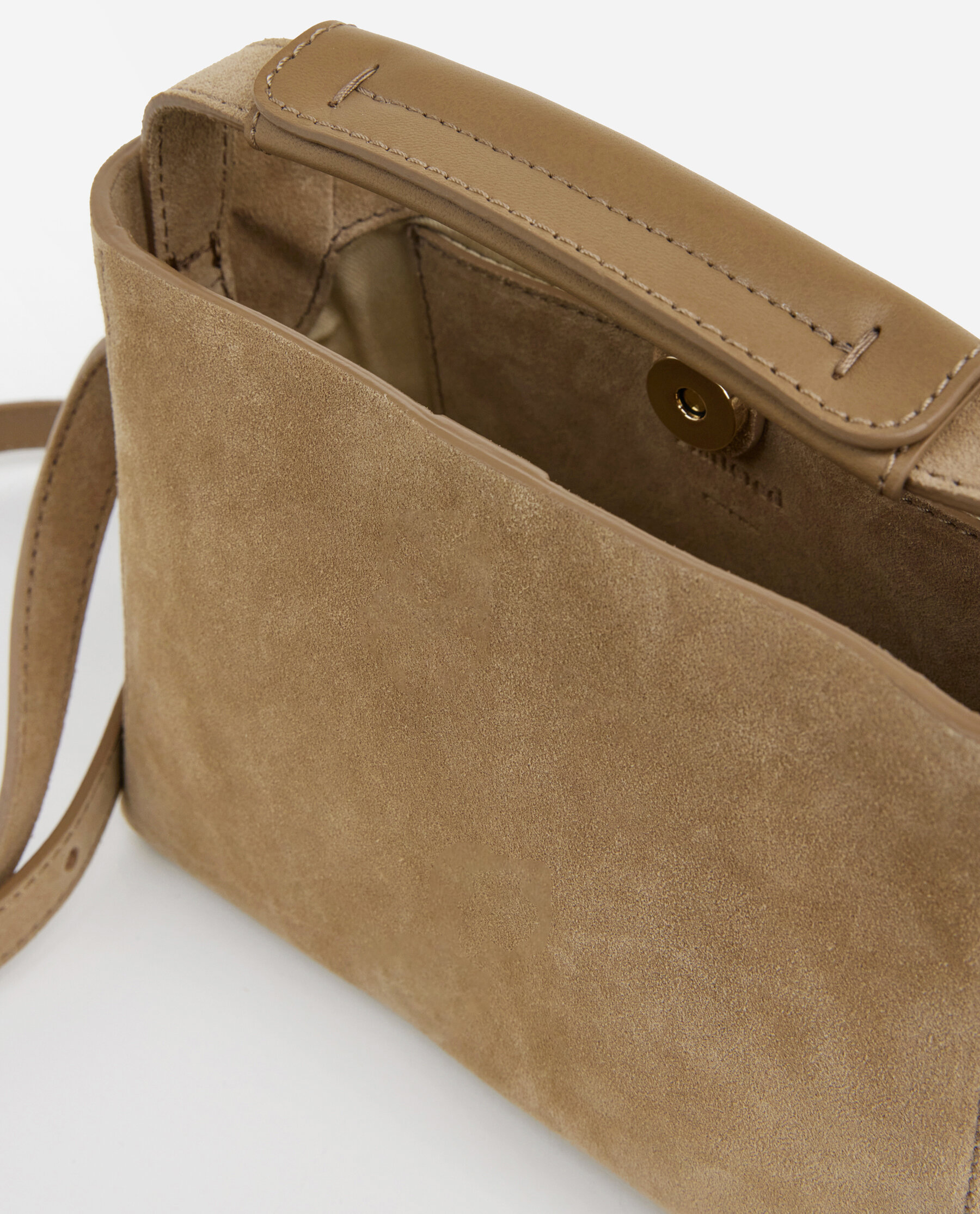 Hedda Mini Handbag Suede Sand | Flattered.com