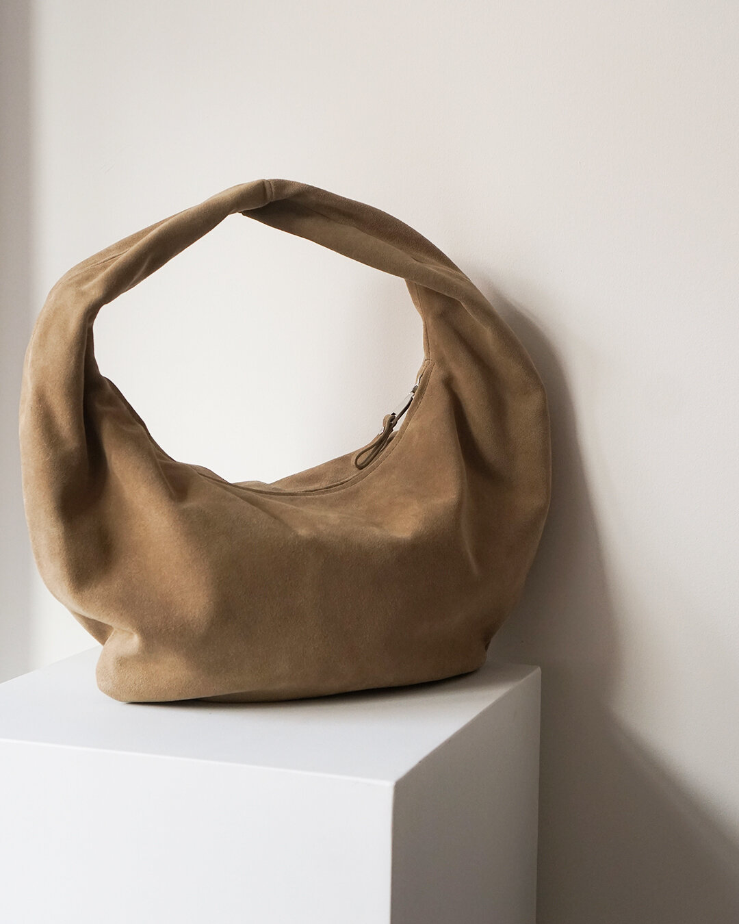 Knott Pebbled Leather & Suede Large Shoulder Bag | Kate Spade New York